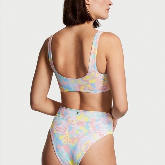 🏖️Victoria’s Secret Scoop Pastel Swim Top🏖️ NWT - Picture 3 of 10